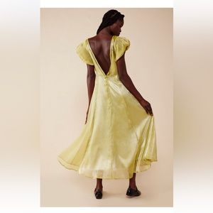 Free people night shine maxi in warm olive sold out on FP